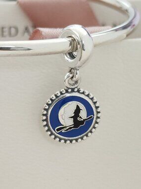 Pandora Salem Massachusetts Bewitched Samantha Broomstick Riding Dangle Charm